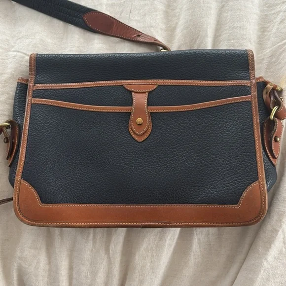 Dooney & Bourke Navy Leather Crossbody Bag - Picture 4 of 13